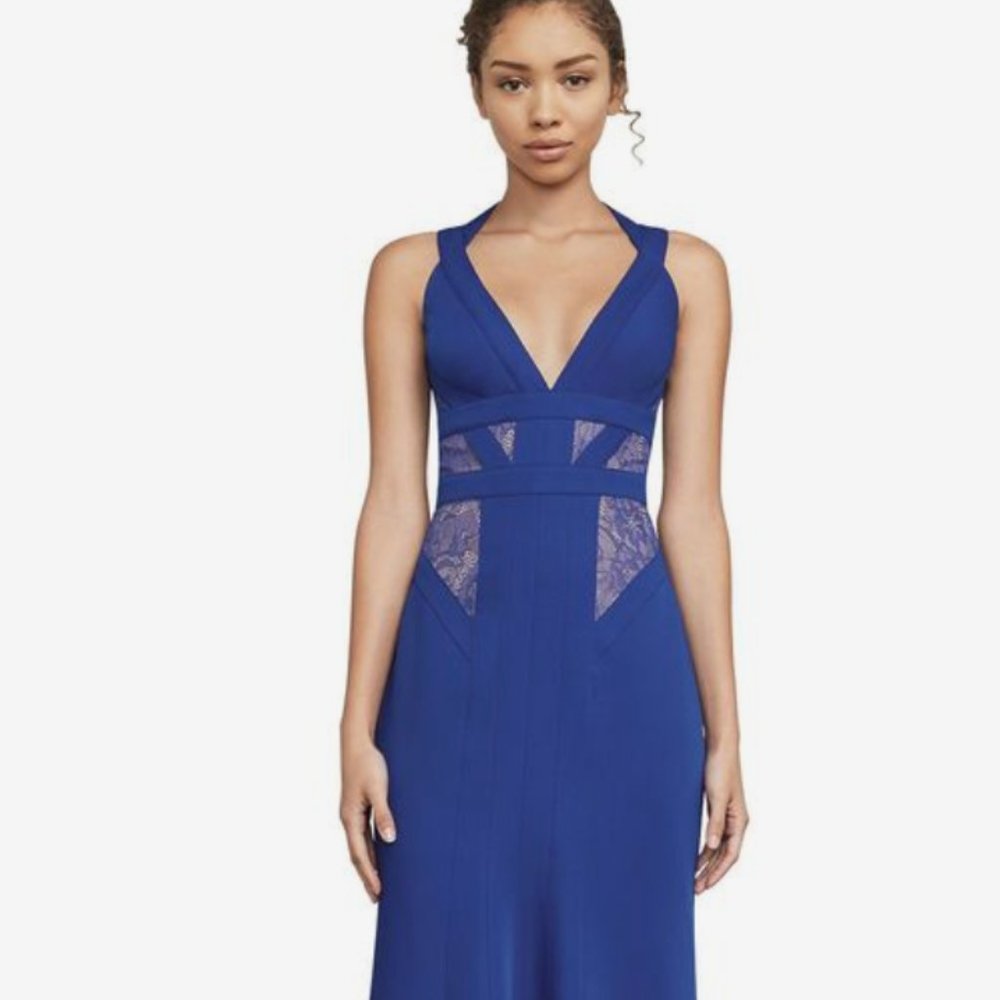 Floor-length BCBG Gown, Royal Blue, Size 2
